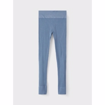 NAME IT Sømløse Leggings Lavenda China Blue